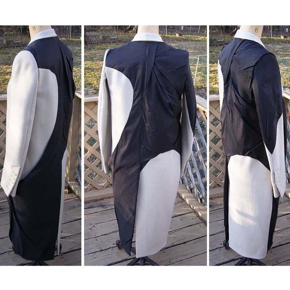 New Runway Rick Owens Fall 17 Tusk Coat sz 4/40 - Picture 11 of 14